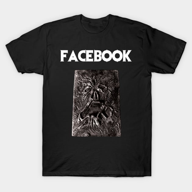 Necronomicon Ex Facebook T-Shirt by HeavensGateAwayMeme